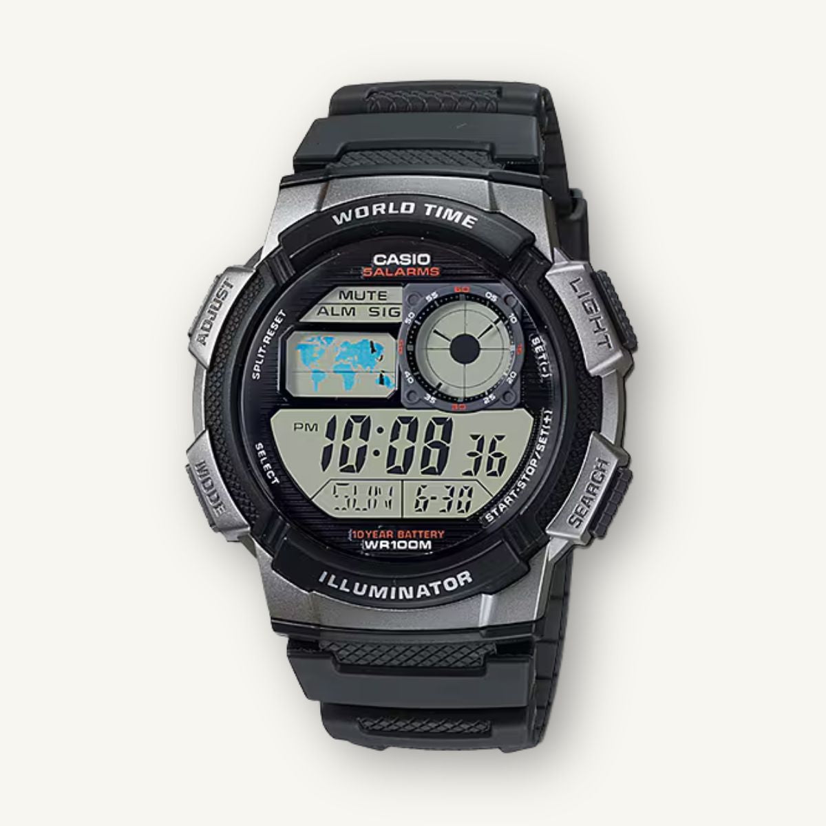 CASIO AE-1000W-1BVDF | Online Store in Qatar for Original CASIO Watches ...