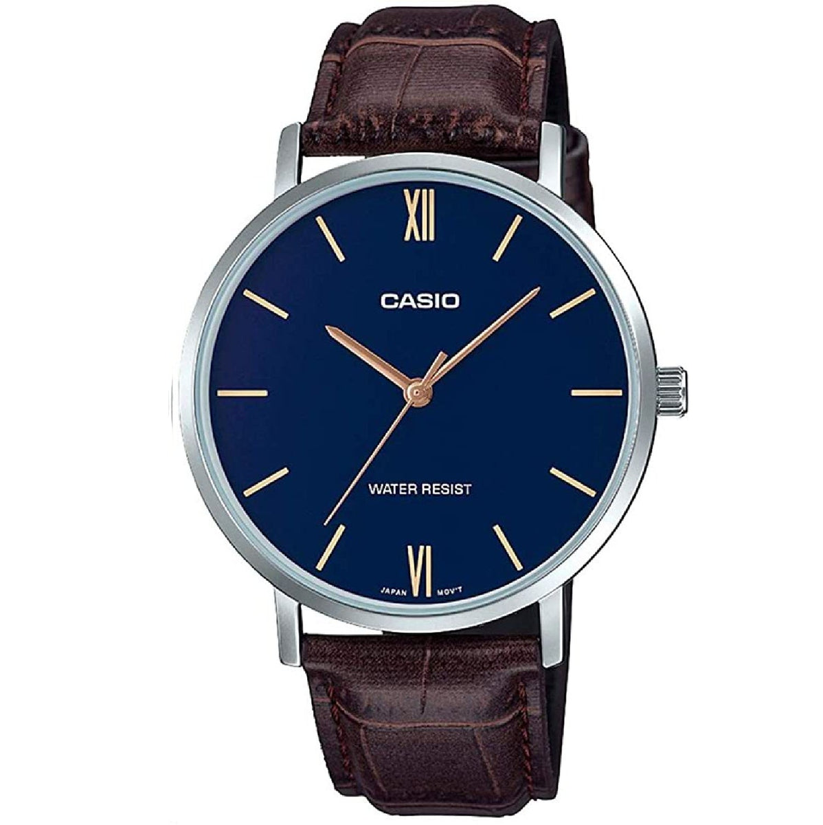 Abdullah Coll Set CASIO MTP-VT01L-2BUDF | Online Store in Qatar for Original CASIO ...