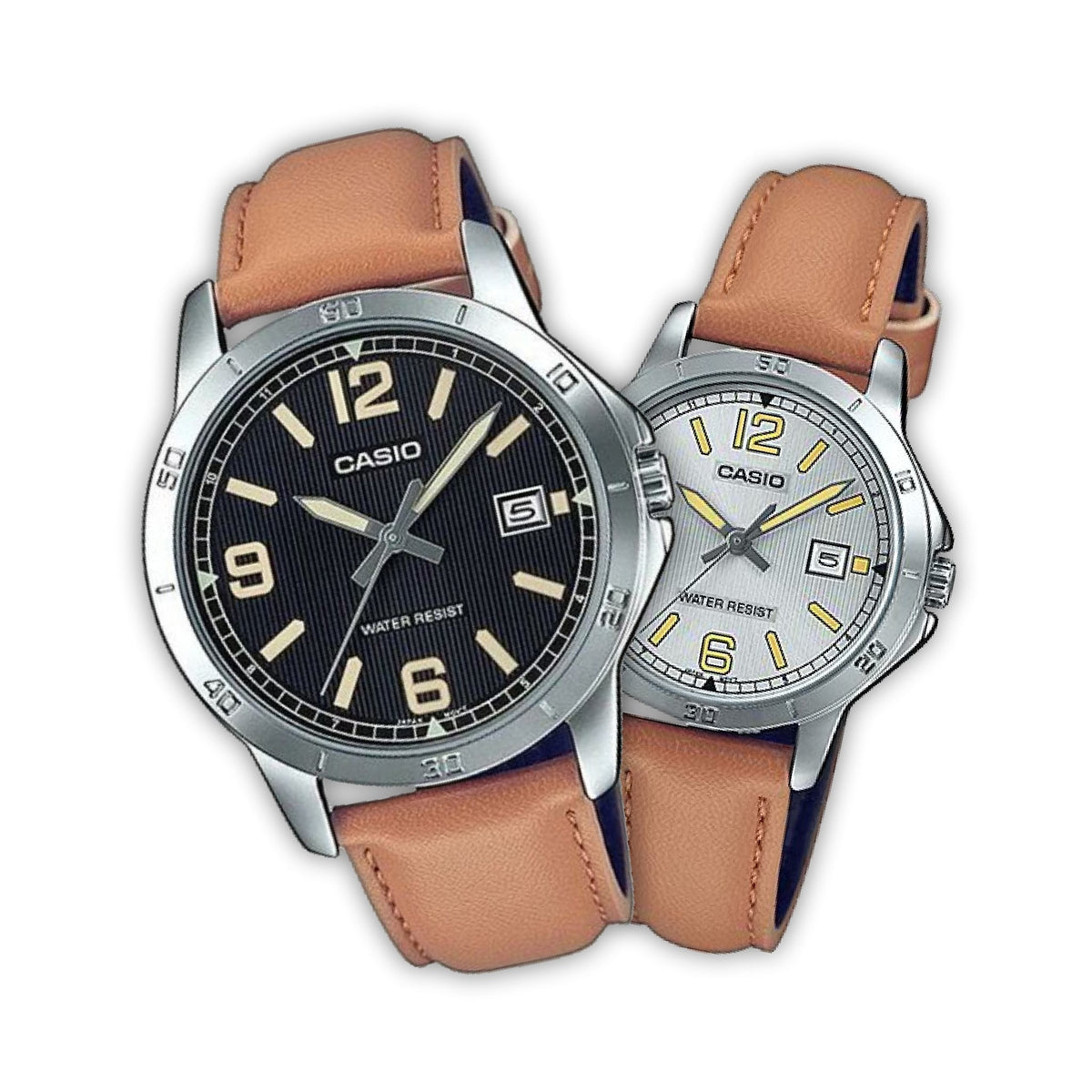 Abdullah Coll Set CASIO COUPLE V004L-7A | Online Store in Qatar for Original CASIO ...